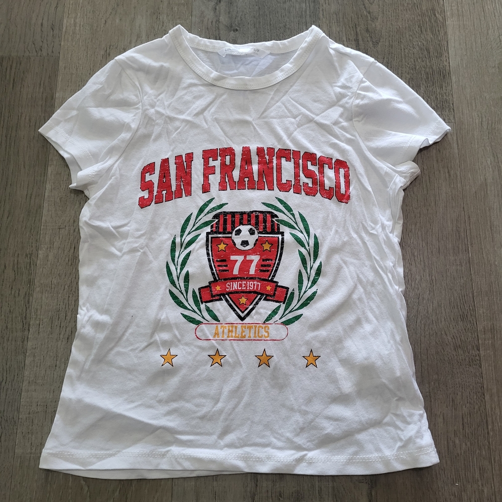 Ukids Urban Planet Tee, San Francisco, Size 7/8 Kids, White